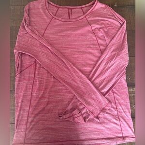 Lululemon red loose fit light material running top